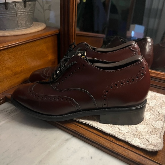 FLORSHEIM Classic Lace Up Oxford Derby Dress Shoes Rich Brown Men\'s Size 11 EUC‎ main image 6